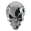 Emblema de esqueleto de caveira 3D Punk da moda para carro/motocicleta 1