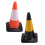 2PCS Simulation Road Cone Reflective Model for 1/1 8