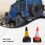 2PCS Simulation Road Cone Reflective Model for 1/1 5