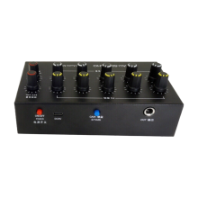 AU-501 5-kanavainen mikrofonilaajennin 5-kanavainen 6,5 mm:n miksaus