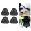 4 Pcs D Ring Patch Stainless Steel D Ring Pad for 11