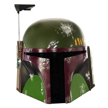 (Army Green) Boba Wars Star Fett Helmet Latex Prop For Halloween Cosplay And Party Costume