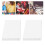 100Pcs White Cardstock Paper Laciness Design 11