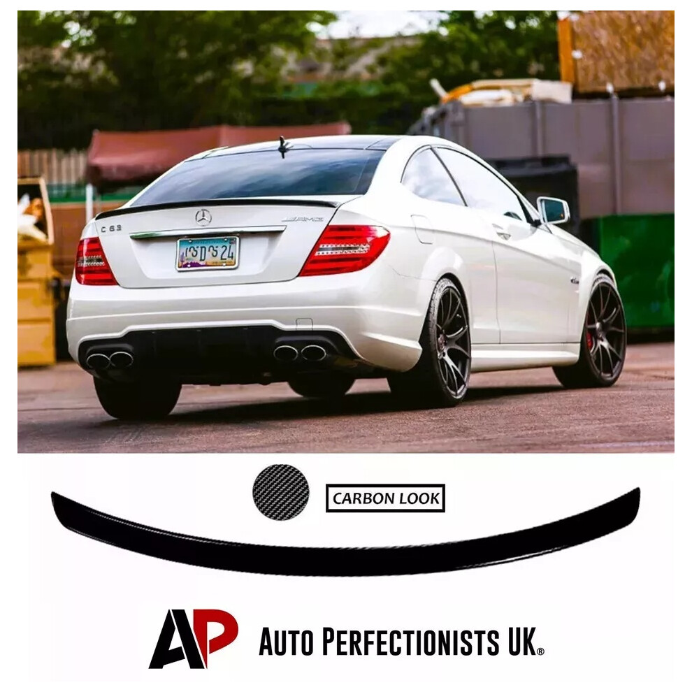 For Mercedes C Class Coupe W204 Rear Boot Spoiler Lip Wing Body Kit 5061072660382