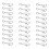 100Pcs Fishing Hooked Snap Links Swivel Hook Line 3