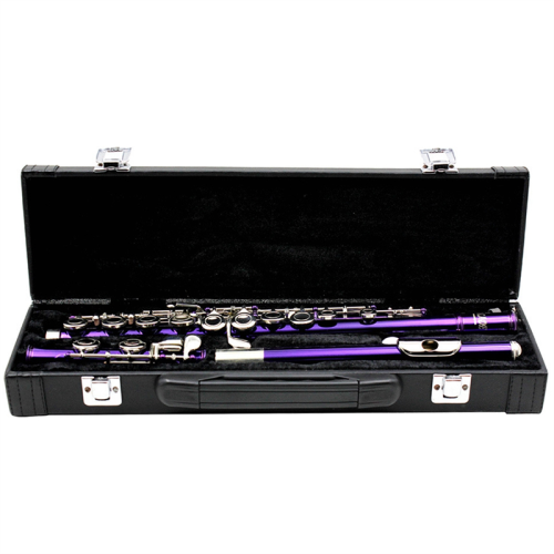 16 Holes Flute Case Portable Storage Box Leather H