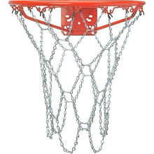 Galvanized Steel Chain Basketball Net - Includes Bonus Air Pump