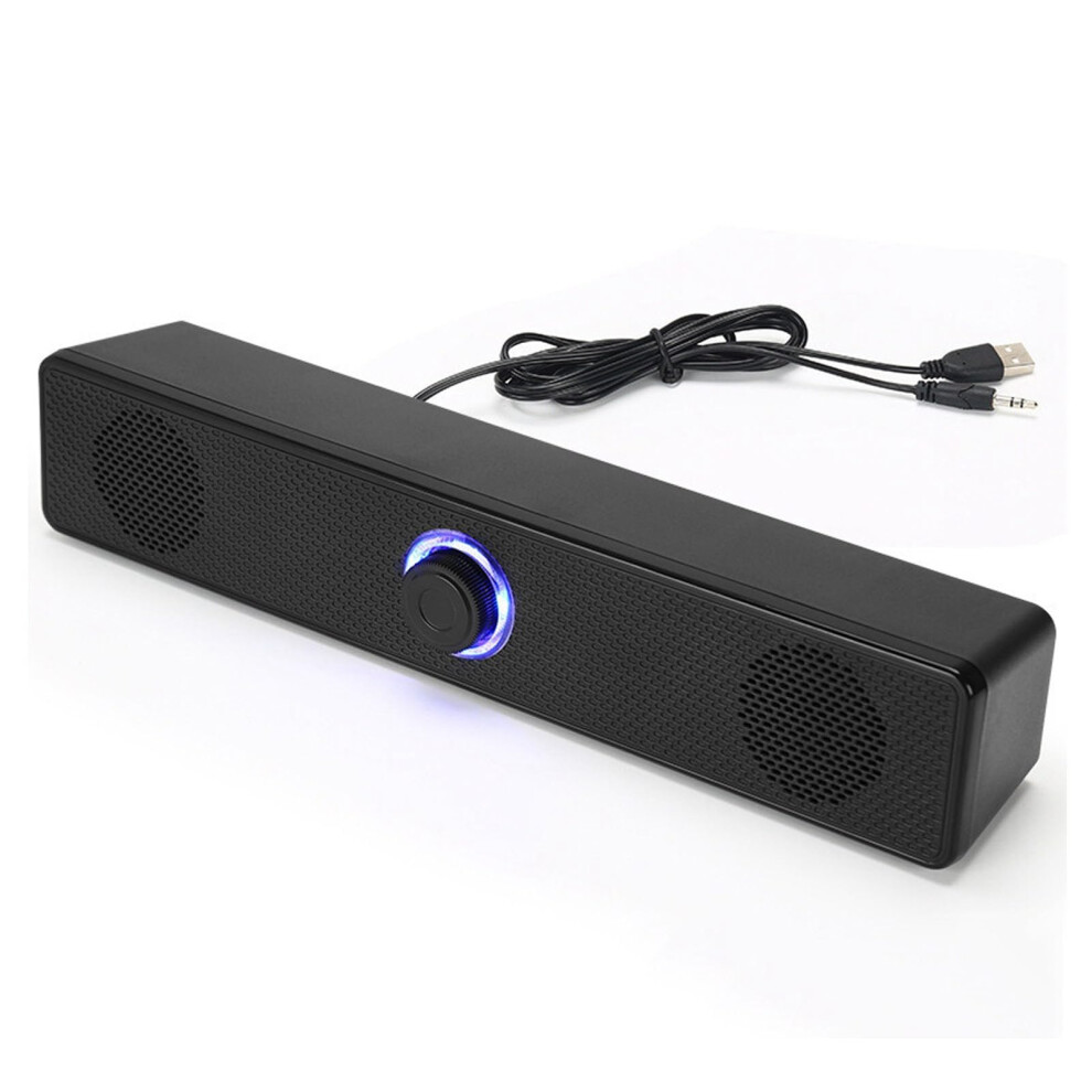 Usb Powered Soundbar Speaker, Wired Computer Speakers Bar Laptop Speakers, Hifi Clear Sound 6276012689135