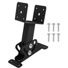Pergola Roof Brackets, Adjustable Roof Bracket Set, Metal Saddle Roof Riser with Screws