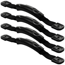 Kayak Carry Handle Kit with NonSlip Grooves for Boat Canoe Surfboard (Black)