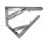 SeaLux 12' Stainless Steel 90 Degree Folding Brackets for Shelf, Bench, Table Support 1