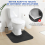 Upgrade Commode Potty Training Mats for Boys, Toil 9