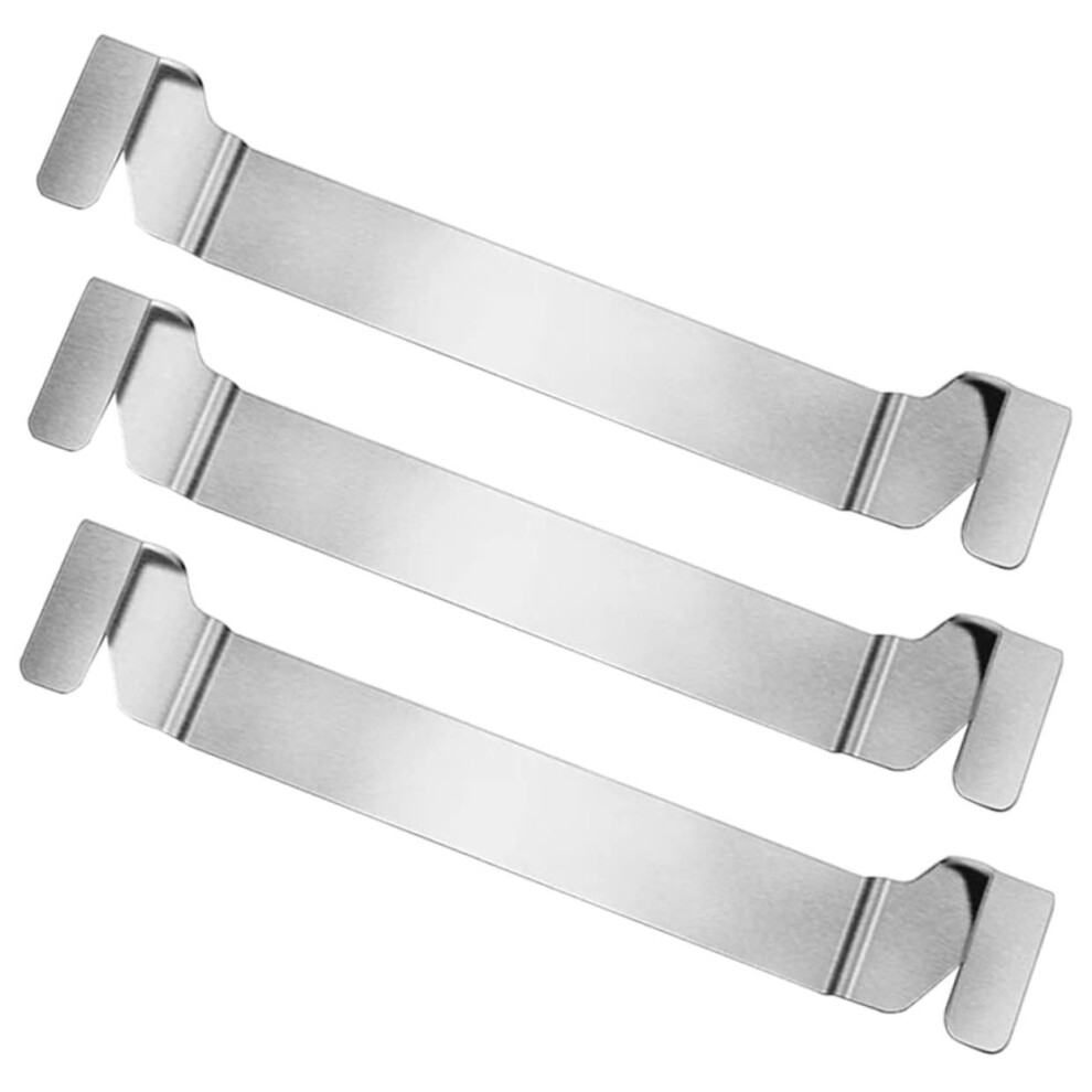 Set of 3 Frying Pan Spatula Holder for Baking Camping Grill Plate Stainless Steel-image-OPC-PJ227QQ-NEW