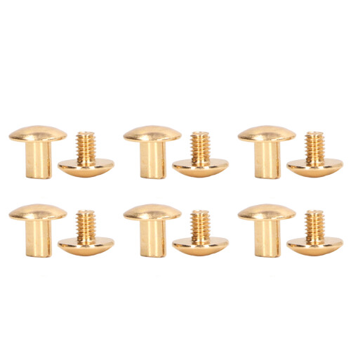 200 Sets Book Binding Screw Uniform Coating Curved 1
