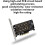 2 Slot to PCIE 8X Interfaces Card Raids Controller PCIE Split Card for Enhances Connectivitys 4