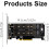 2 Slot to PCIE 8X Interfaces Card Raids Controller PCIE Split Card for Enhances Connectivitys 2