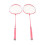 Badminton Racket 2 Player Super Light Split Handle 4