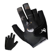 Pool gloves for women, PoolCue gloves for men Sweatresistant halffinger gloves Comfortable sports and leisure Black Hawk