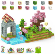 108PCS Magnetic Blocks Building Toys, Magnets Cubes Garden Set