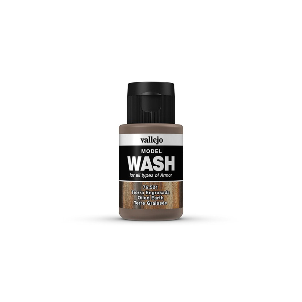 Vallejo Oiled Earth Model Wash VJ76521 1,18 Fl Oz (Verpakking Van 1)-image