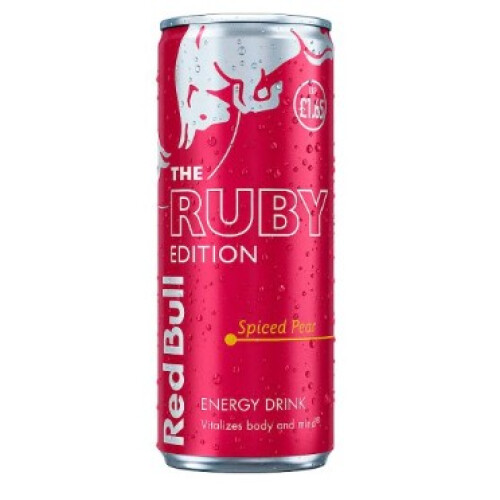Red Bull Energy Drink Ruby Edition Spiced Pear 250ml (Pack of 36)