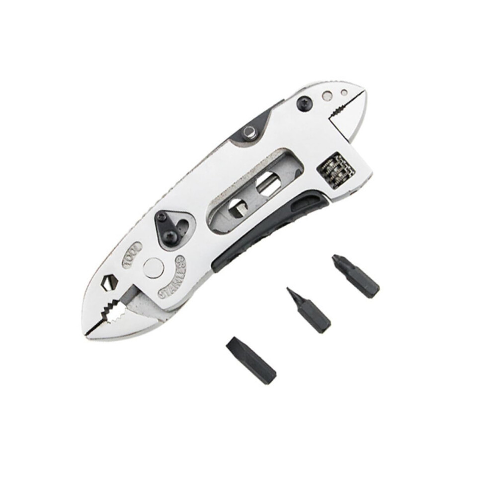 Stainless Steel Multi-Purpose Pliers Emergency Gear Wrench Multi-Tool For Camping Diy 6276012690599