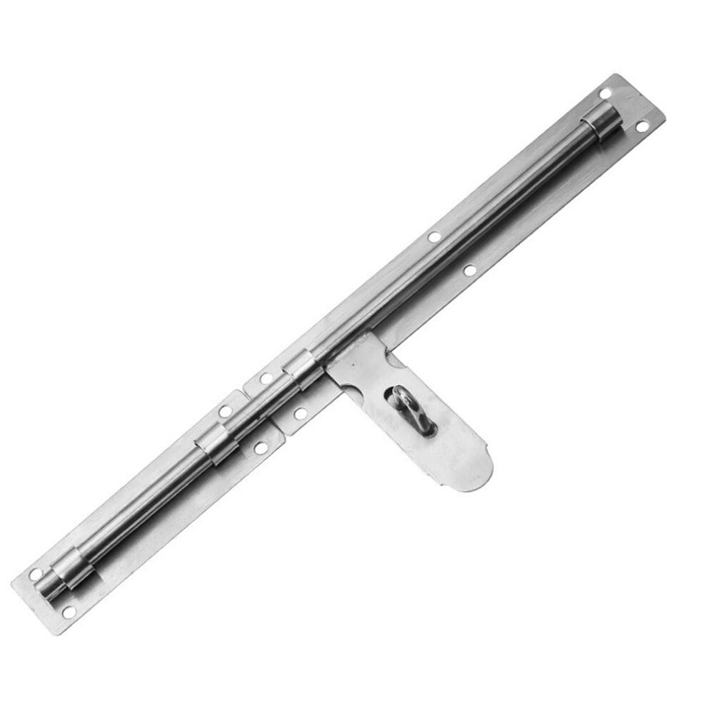 Sliding Door Lock, 16 Inch Latch Door Lock Slide Lock With Padlock Clasp For Security 6276012726052