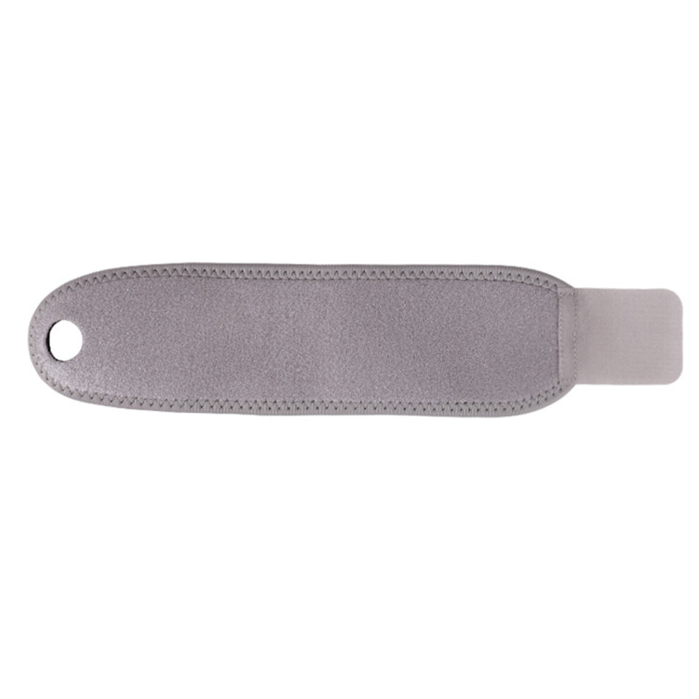 Gray Sweat Absorbing Wrist Compression Strap Elastic