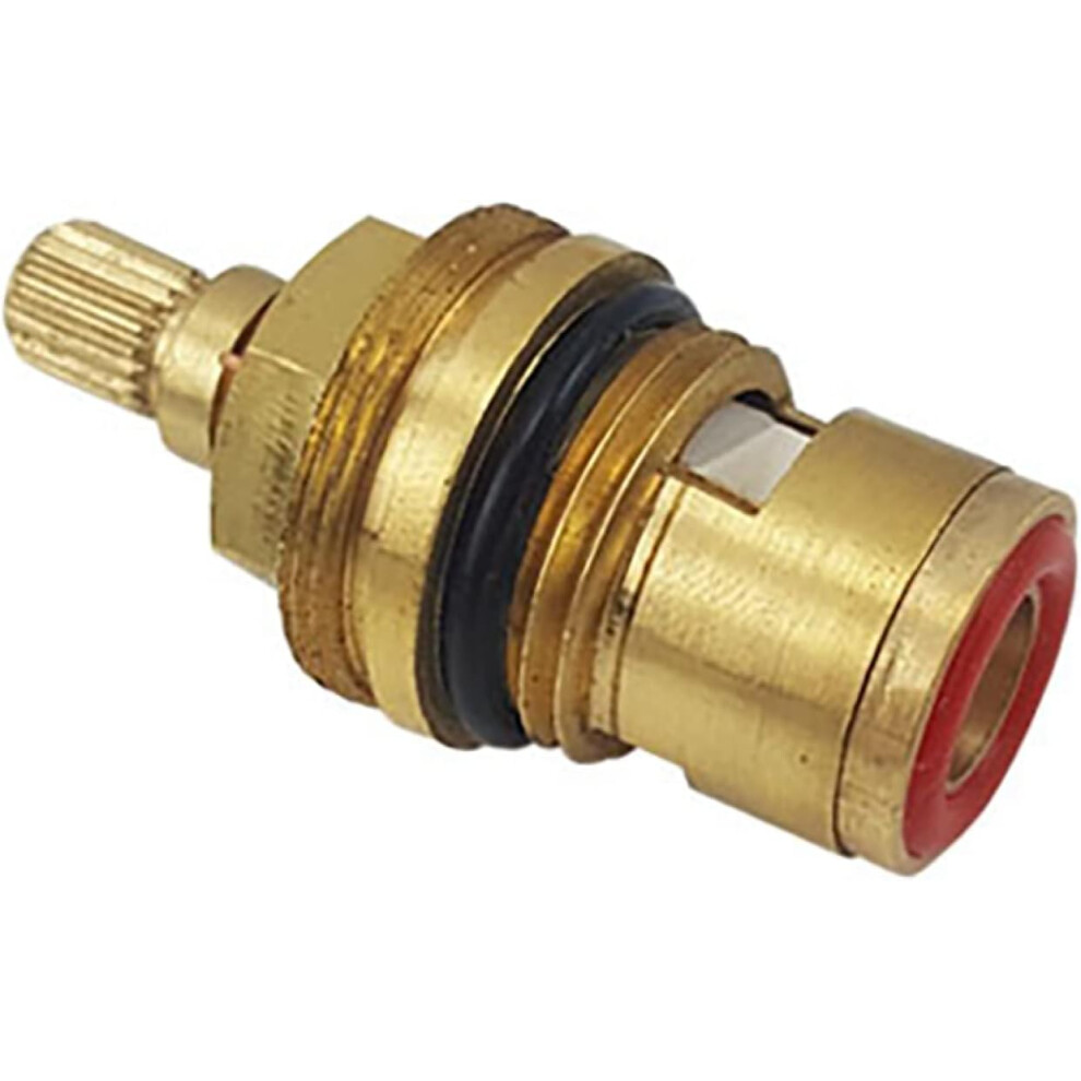 Brass Ceramic Faucet Valve Core,Replacement Tap Valves Ceramic Disc Quarter Turn 20 Teeth Bsp 1/2' 20 Splines 6276012691121