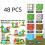 48PCS Magnetic Blocks-Build Mine Magnet World Edition 4