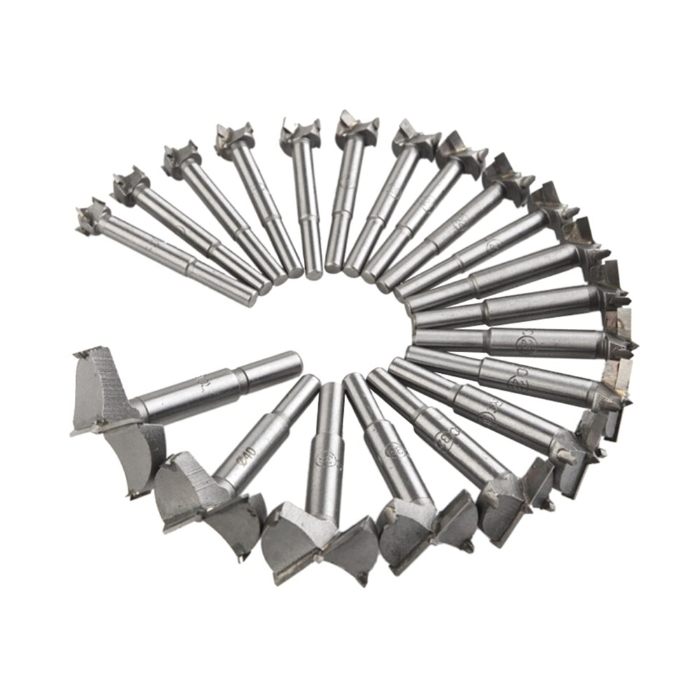 20Pcs/Set 1450Mm Forstner Drill Bits Woodworking Self Centering Hole Saw Cutter Bit 6276012691305