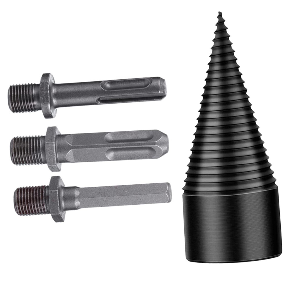 1 Set Wood Chopping Bit Drill Wood Splitter Bit Wood Hex Drill Bit Wood Drill Bit Cones 6276012691435