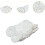 6pcs billiard table pockets mesh net billiard table accessories netting set drop balls bag white 3