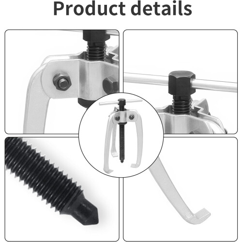 3 Jaw TD07233 5.31in/135mm Universal Bearing Gear Puller, Extractor Tool 2
