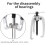 3 Jaw TD07233 5.31in/135mm Universal Bearing Gear Puller, Extractor Tool 5