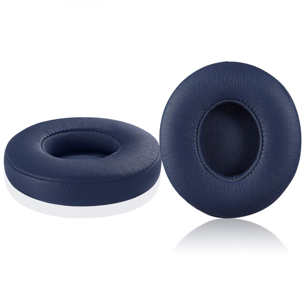 Solo 2.0/3.0 Replacement Earpads, Memory Foam Ear Cushion Cover For Beats Solo 2.0/3.0 Wireless On Ear Headphones Only (Navy ) Blue 6276012727127
