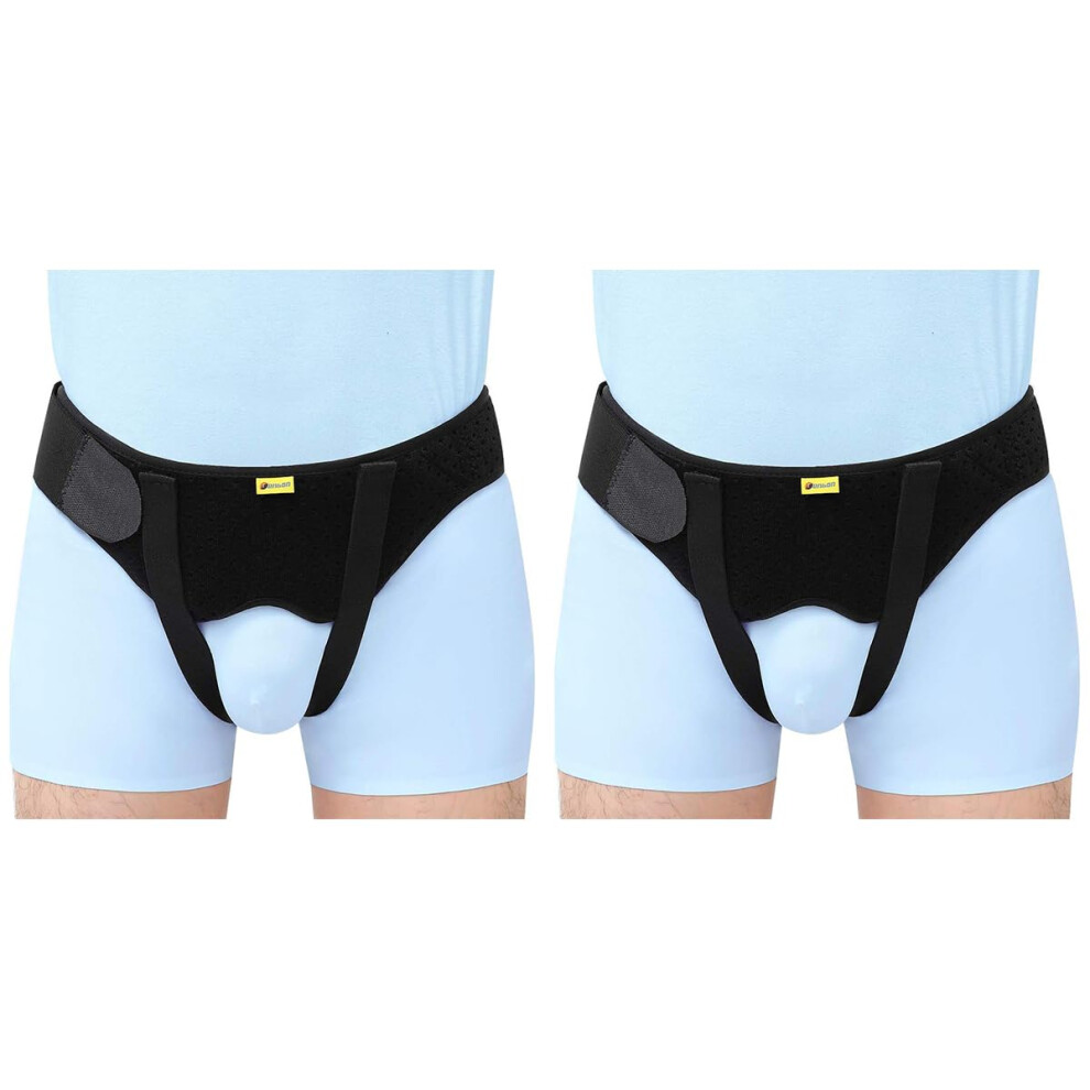 Hernia Belt for Men Hernia Support Truss for Single/Double Inguinal or Sports Hernia