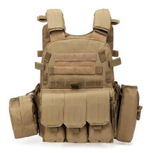 Tactical Vest, Adjustable Paintball Vest, Protective Vest with Hydration Bladder