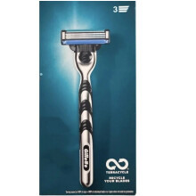 Gillette Mach3 Razor for Men - 1 Handle + 1 Blade Refill, Triple-Blade Comfort Guard, Brand New, Code 9.14561E+12