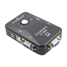 Yantinos KVM Switch 2 Port VGA Switch USB 2.0 KVM Mouse Switcher Keyboard 1920X1080 Box ShaR1ng Switch Vga Splitter