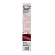 3M Press-In-Place Emblem Adhesive  08069  2 in x 12 in  10 Adhesive Strips per Pack