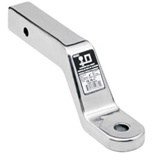 Draw-tite 40382 10-5/8 """" Aluminium Ball Mount (8000 lbs. GTW/1 """" Ball Hole/3 """" Rise/4 """" Drop)