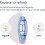 Philips Sonicare Zahnfleischpflege-Bürstenköpfe, 4er-Pack, passend für alle Griffe 3
