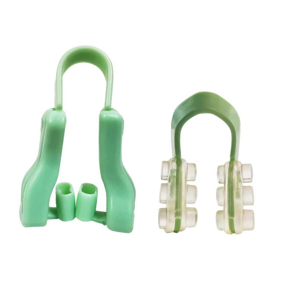 Green 1 Set Nose Clip Set Nose Clips Agat Snoring Rail Kit Clips Nose Clip Set Nose Clip For Sleeping Nose Clips Ushaped Nose Clips Product