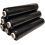 6 X STRONG ROLLS BLACK PALLET STRETCH SHRINK WRAP PARCEL PACKING CLING FILM 2