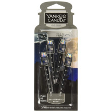 Yankee Candle autonraikastin, tuuletuspuikko, Midsummer Night, 2 pakkausta (8 tuuletuspuikkoa)