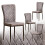 AINPECCA (Suede grey, 4) Light Luxury Dinning Chair Office Backrest Bedroom 1