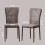 AINPECCA (Suede grey, 6) Light Luxury Dinning Chair Office Backrest Bedroom 3