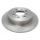 TRQ Rear Brake Rotors Set Solid Compatible with 2002-2003 Honda Civic 5