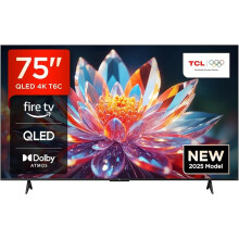 TCL 75T6C-UK 75 QLED 4K HDR TV Fire TV 2025 New Model.